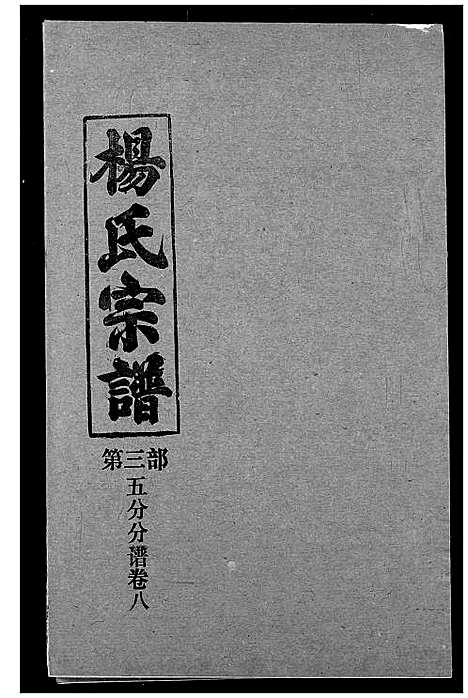 [杨]杨氏宗谱 (湖北) 杨氏家谱_三十一.pdf