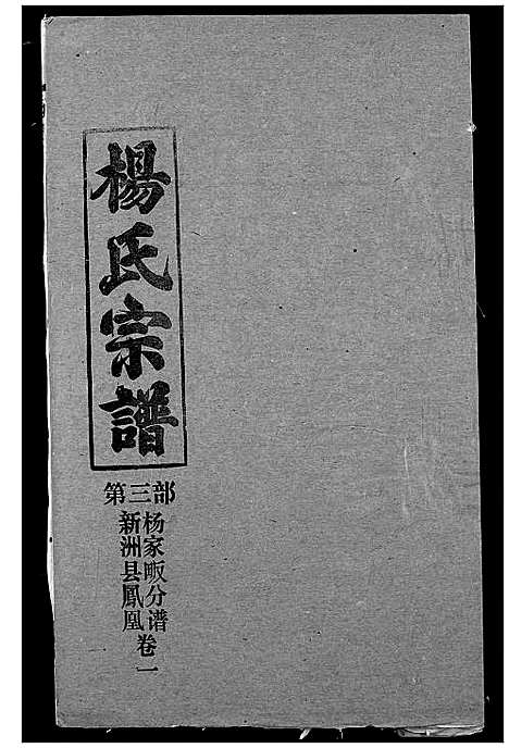 [杨]杨氏宗谱 (湖北) 杨氏家谱_三十六.pdf