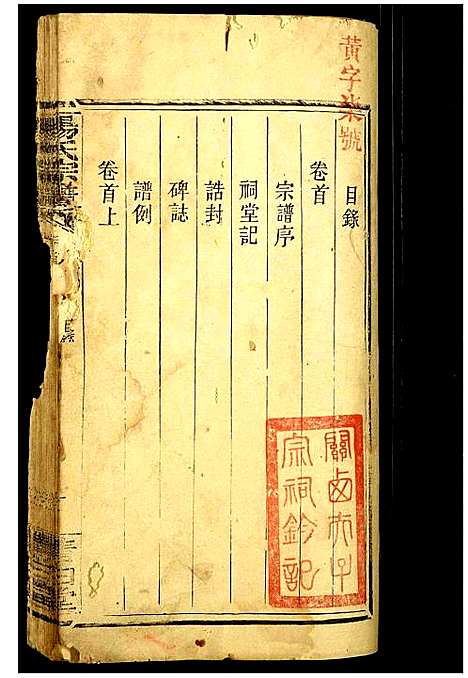 [杨]杨氏宗谱 (湖北) 杨氏家谱_一.pdf