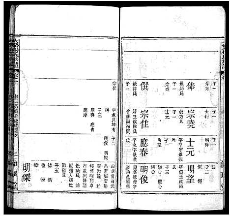 [杨]杨氏宗谱_18卷-大栗杨氏宗谱_杨氏宗谱 (湖北) 杨氏家谱_十.pdf