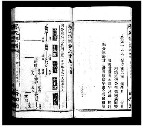 [杨]杨氏宗谱_52卷首6卷-杨氏宗谱 (湖北) 杨氏家谱_三十一.pdf