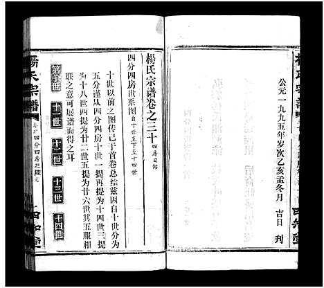 [杨]杨氏宗谱_52卷首6卷-杨氏宗谱 (湖北) 杨氏家谱_三十二.pdf