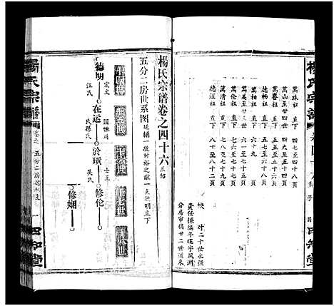 [杨]杨氏宗谱_52卷首6卷-杨氏宗谱 (湖北) 杨氏家谱_四十三.pdf