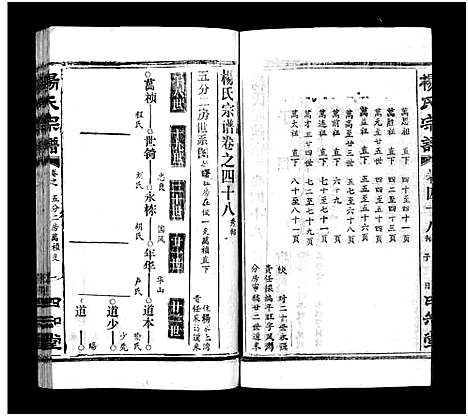 [杨]杨氏宗谱_52卷首6卷-杨氏宗谱 (湖北) 杨氏家谱_四十五.pdf