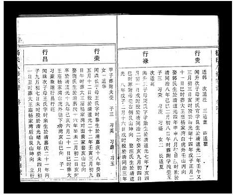 [杨]浠川杨氏大分八修宗谱_53卷-杨氏八修宗谱_Xi Chuan Yang Shi Da Fen Ba Xiu (湖北) 浠川杨氏大分八修家谱_四十二.pdf