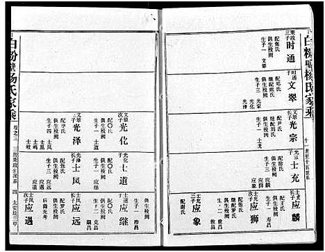 [杨]白粉壁杨氏宗谱 (湖北) 白粉壁杨氏家谱_一.pdf