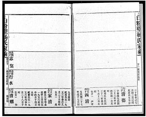 [杨]白粉壁杨氏宗谱 (湖北) 白粉壁杨氏家谱_九.pdf