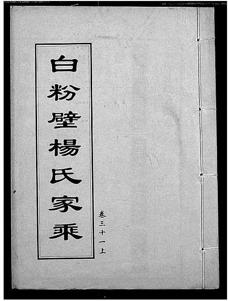 [杨]白粉壁杨氏宗谱 (湖北) 白粉壁杨氏家谱_十三.pdf