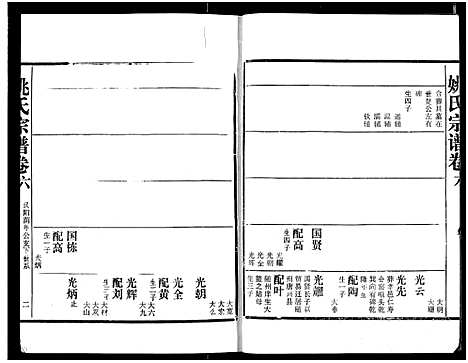 [姚]姚氏宗谱 (湖北) 姚氏家谱.pdf