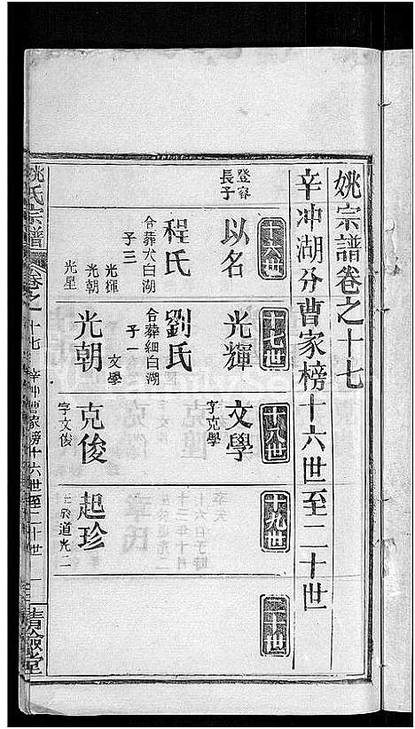 [姚]姚氏宗谱_17卷 (湖北) 姚氏家谱_九.pdf