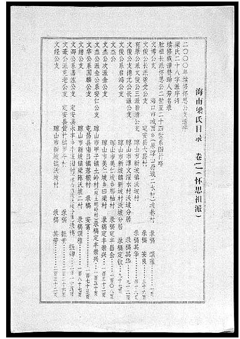 [梁]海南梁氏谱_56卷_含卷首-梁氏家乘_Hai Nan Liang Shi Pu (海南) 海南梁氏谱_二.pdf