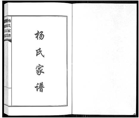 [杨]杨氏家谱 (河南) 杨氏家谱_一.pdf