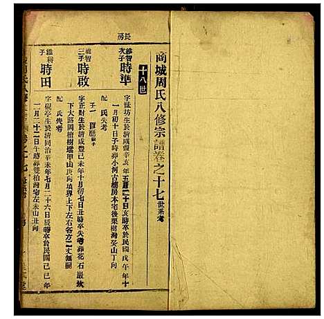 [周]商城周氏八修宗谱 (河南) 商城周氏八修家谱_十七.pdf