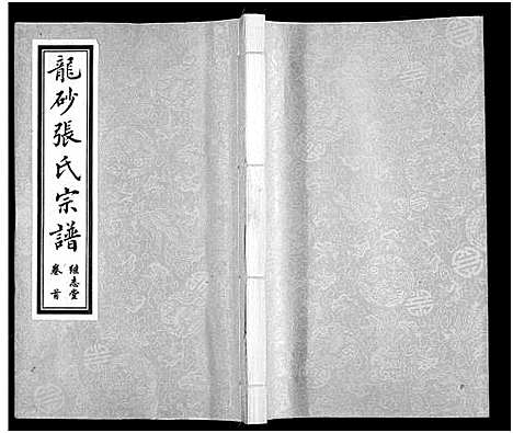 [张]龙砂张氏宗谱_4卷首1卷-Long Sha Zhang Shi (江苏) 龙砂张氏家谱_一.pdf