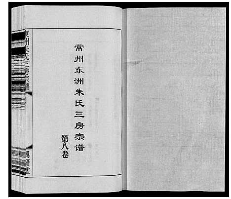 [朱]东洲朱氏三房宗谱_10卷 (江苏) 东洲朱氏三房家谱_八.pdf