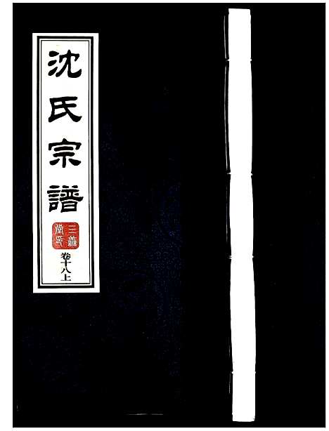 [沈]沈氏宗谱 (江苏) 沈氏家谱_十九.pdf