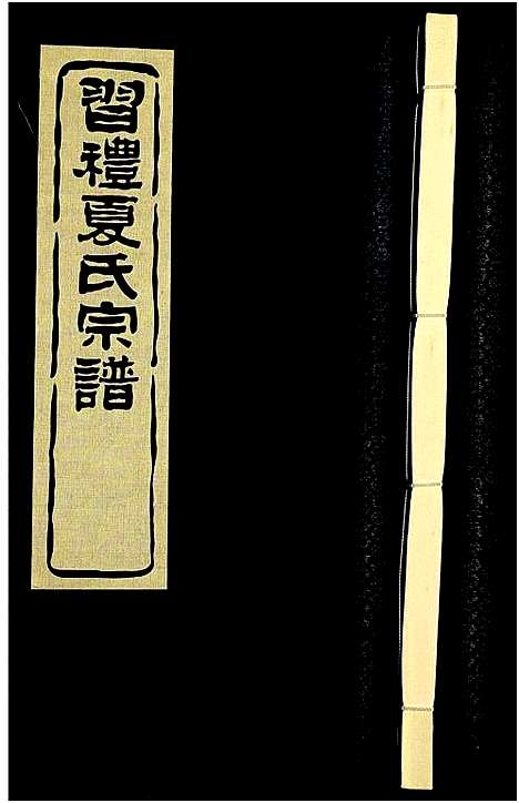 [夏]习礼夏氏宗谱_63卷首1卷 (江苏) 习礼夏氏家谱_A085.pdf