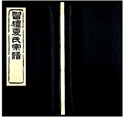 [夏]习礼夏氏宗谱_63卷首1卷 (江苏) 习礼夏氏家谱_A114.pdf