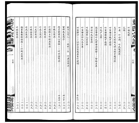 [叶]庙桥九条沟叶氏宗谱_2卷 (江苏) 庙桥九条沟叶氏家谱_一.pdf