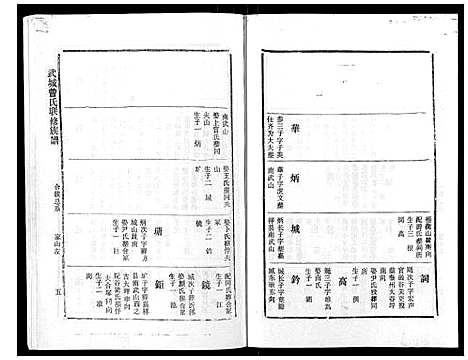 [曾]武城曾氏重修族谱_不分卷 (江西) 武城曾氏重修家谱_四.pdf