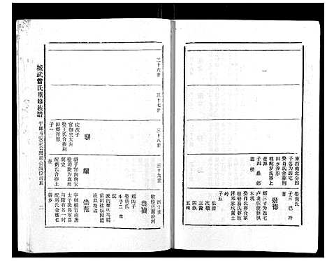 [曾]武城曾氏重修族谱_不分卷 (江西) 武城曾氏重修家谱_三十八.pdf