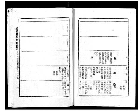 [曾]武城曾氏重修族谱_不分卷 (江西) 武城曾氏重修家谱_三十八.pdf