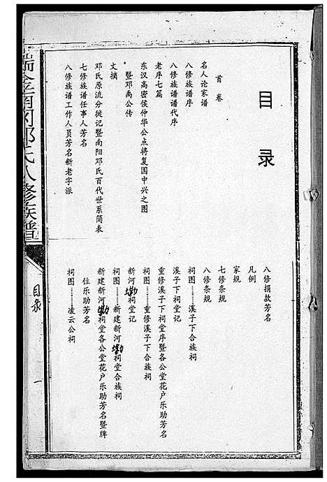 [邓]瑞金南岗邓氏八修族谱 (江西) 瑞金南岗邓氏八修家谱_一.pdf