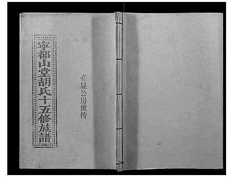 [胡]宁都山堂胡氏十五修族谱 (江西) 宁都山堂胡氏十五修家谱_一.pdf