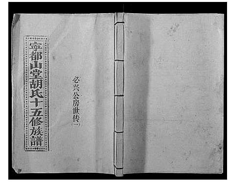 [胡]宁都山堂胡氏十五修族谱 (江西) 宁都山堂胡氏十五修家谱_一.pdf