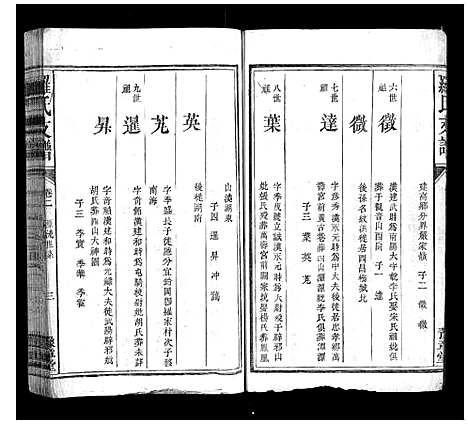 [罗]罗氏支谱_3卷 (江西) 罗氏支谱_二.pdf