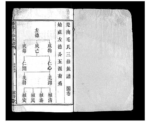 [毛]毛氏三修族谱_15卷乌山2卷首末各1卷 (江西) 毛氏三修家谱_二.pdf