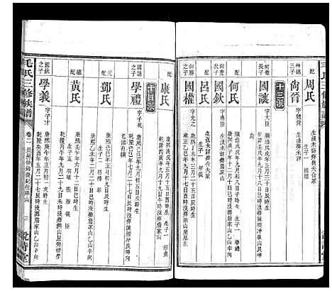 [毛]毛氏三修族谱_15卷乌山2卷首末各1卷 (江西) 毛氏三修家谱_三.pdf