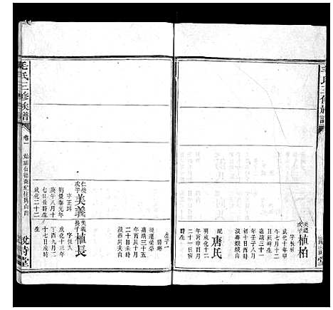 [毛]毛氏三修族谱_15卷乌山2卷首末各1卷 (江西) 毛氏三修家谱_十四.pdf