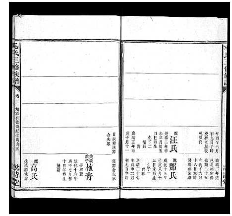 [毛]毛氏三修族谱_15卷乌山2卷首末各1卷 (江西) 毛氏三修家谱_十四.pdf