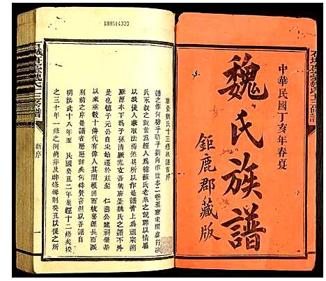 [魏]石城唐台魏氏十三修谱 (江西) 石城唐台魏氏十三修谱_一.pdf