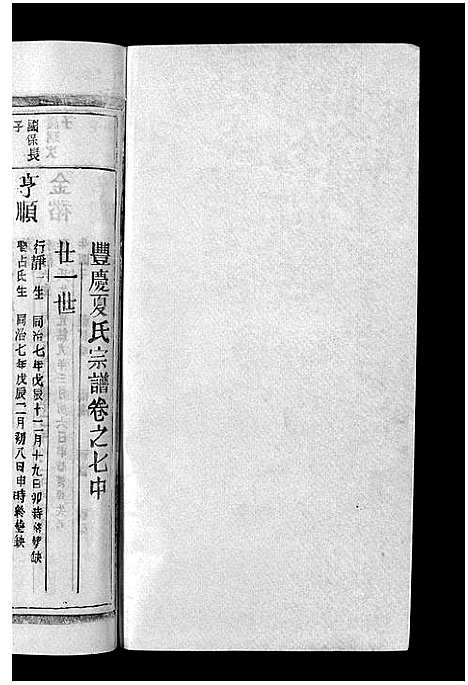 [夏]丰庆夏氏宗谱_8卷-Feng Qing Xia Shi_丰庆夏氏宗谱 (江西) 丰庆夏氏家谱_九.pdf