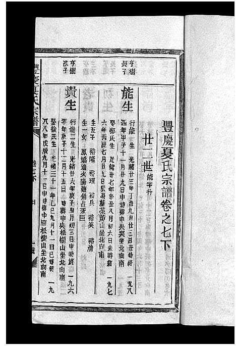 [夏]丰庆夏氏宗谱_8卷-Feng Qing Xia Shi_丰庆夏氏宗谱 (江西) 丰庆夏氏家谱_十.pdf