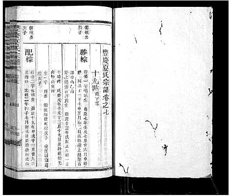 [夏]丰庆夏氏宗谱_8卷-Feng Qing Xia Shi_丰庆夏氏宗谱 (江西) 丰庆夏氏家谱_七.pdf