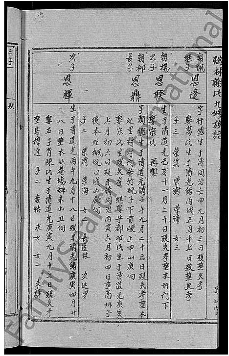 [谢]瑞林谢氏九修族谱_不分卷 (江西) 瑞林谢氏九修家谱_五.pdf