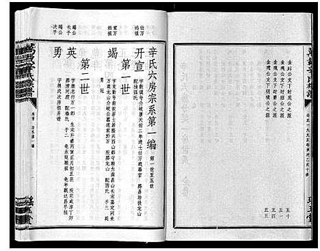 [辛]万载辛氏族谱_按房分卷_总卷2册_长房谱44册_次房谱1册_幼房18册 (江西) 万载辛氏家谱_四.pdf