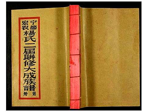 [杨]宁都宏农杨氏二届联修大成宗谱 (江西) 宁都宏农杨氏二届联修大成家谱_二.pdf