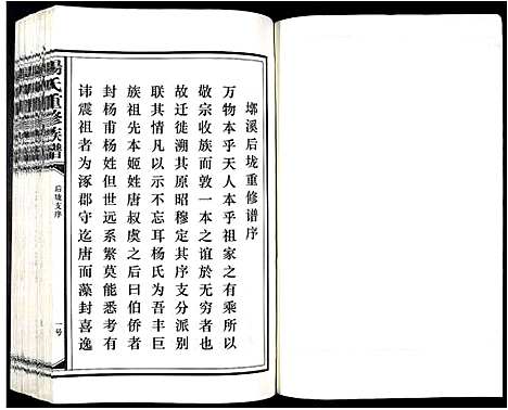 [杨]杨氏重修族谱_不分卷 (江西) 杨氏重修家谱_二.pdf