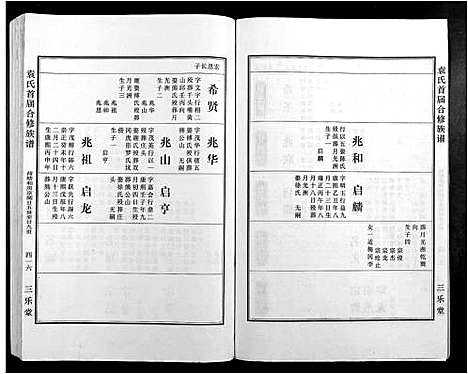 [袁]袁氏首届合修族谱 (江西) 袁氏首届合修家谱_四.pdf