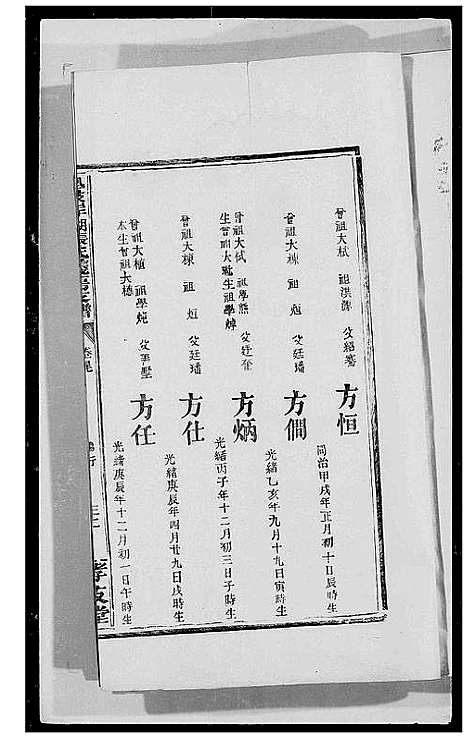 [张]凰歧岸湖张氏支谱_3卷首末各1卷 (江西) 凰歧岸湖张氏支谱.pdf