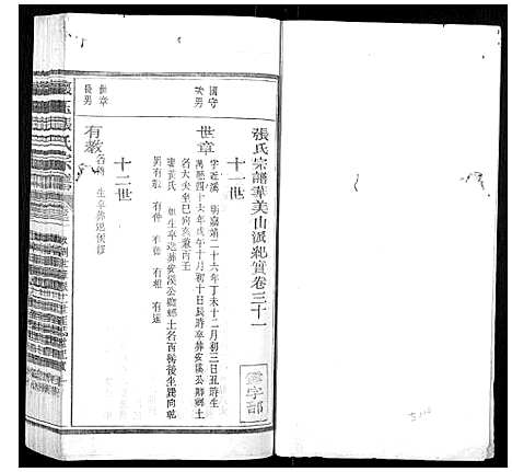 [张]怀玉张氏宗谱_各派分卷首末各1卷 (江西) 怀玉张氏家谱_五.pdf