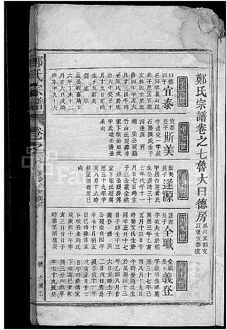 [郑]郑氏宗谱_总卷数不详 (江西) 郑氏家谱_六.pdf