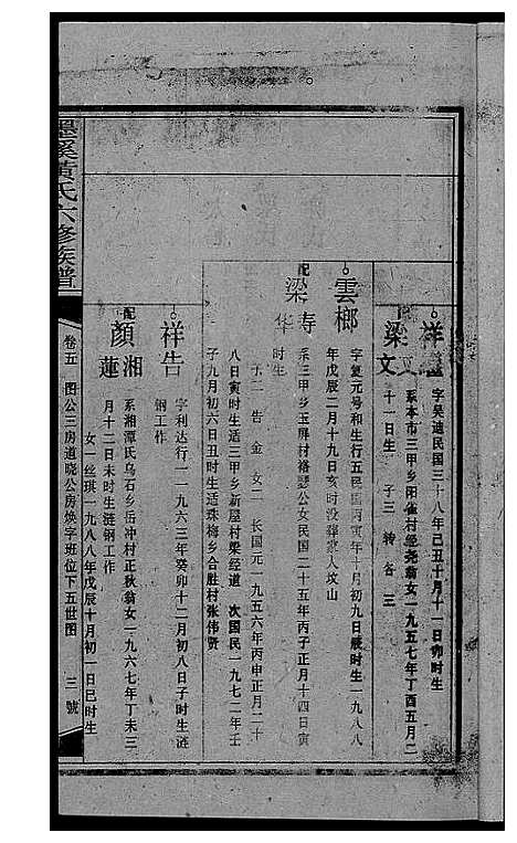 [黄]墨溪黄氏六修族谱_12卷首4卷 (四川) 墨溪黄氏六修家谱_八.pdf