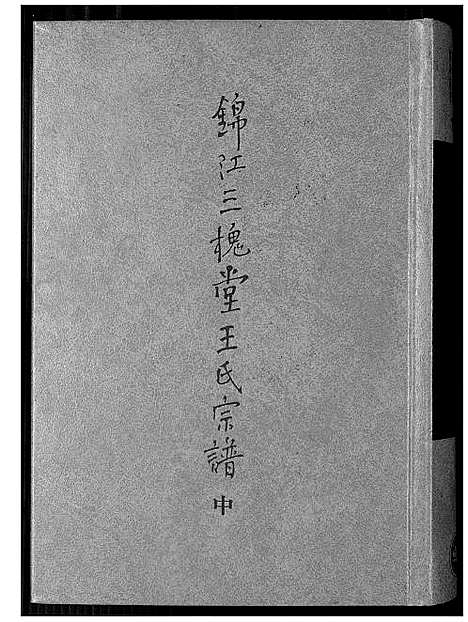 [王]锦江三槐堂王氏宗谱 (四川) 锦江三槐堂王氏家谱_二.pdf