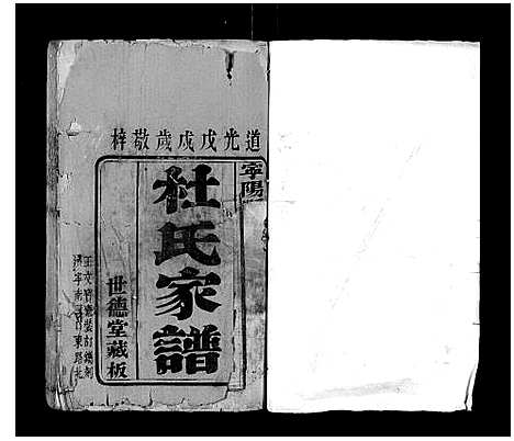 [杜]杜氏宗谱_不分卷 (山东) 杜氏家谱_一.pdf