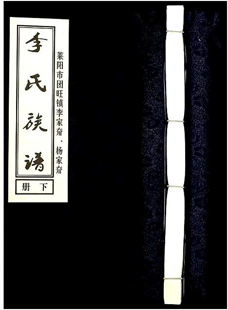 [李]李氏族谱_上下册 (山东) 李氏家谱_二.pdf